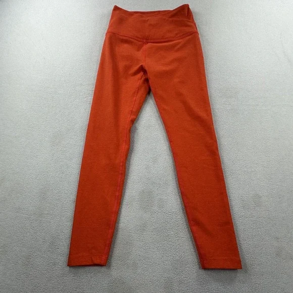 Beyond Yoga Leggings Womens Medium Orange Spacedye At Your Leisure High Waist - Picture 2 of 12